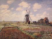 Claude Monet A Field of Tulips in Holland painting